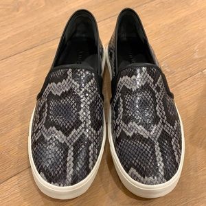 VINCE Blair Snake Print Slip-On Sneaker